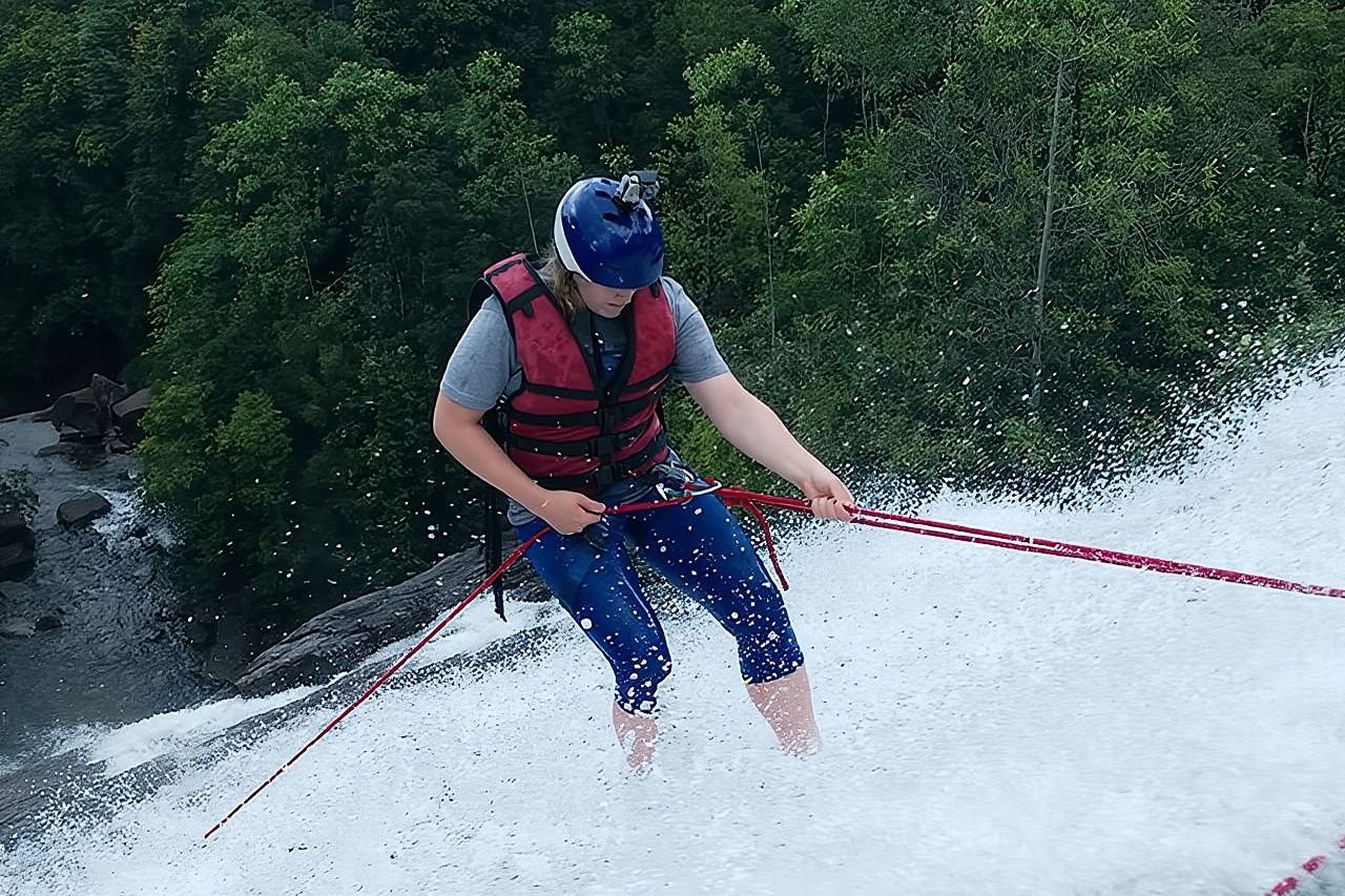 Waterfall Abseiling in Kitulgala