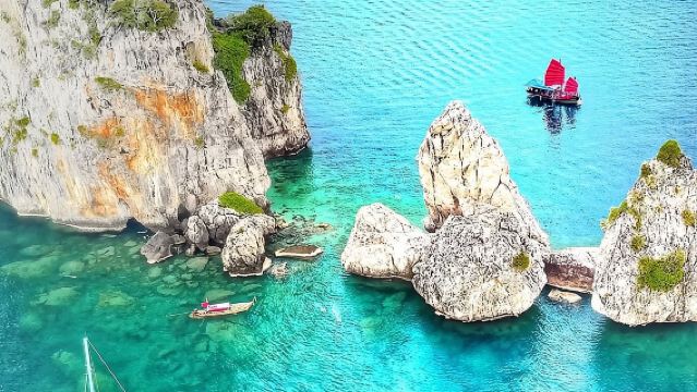 Crucero de Snorkel al Atardecer por las 4 Islas de Krabi + Nado Bioluminiscente