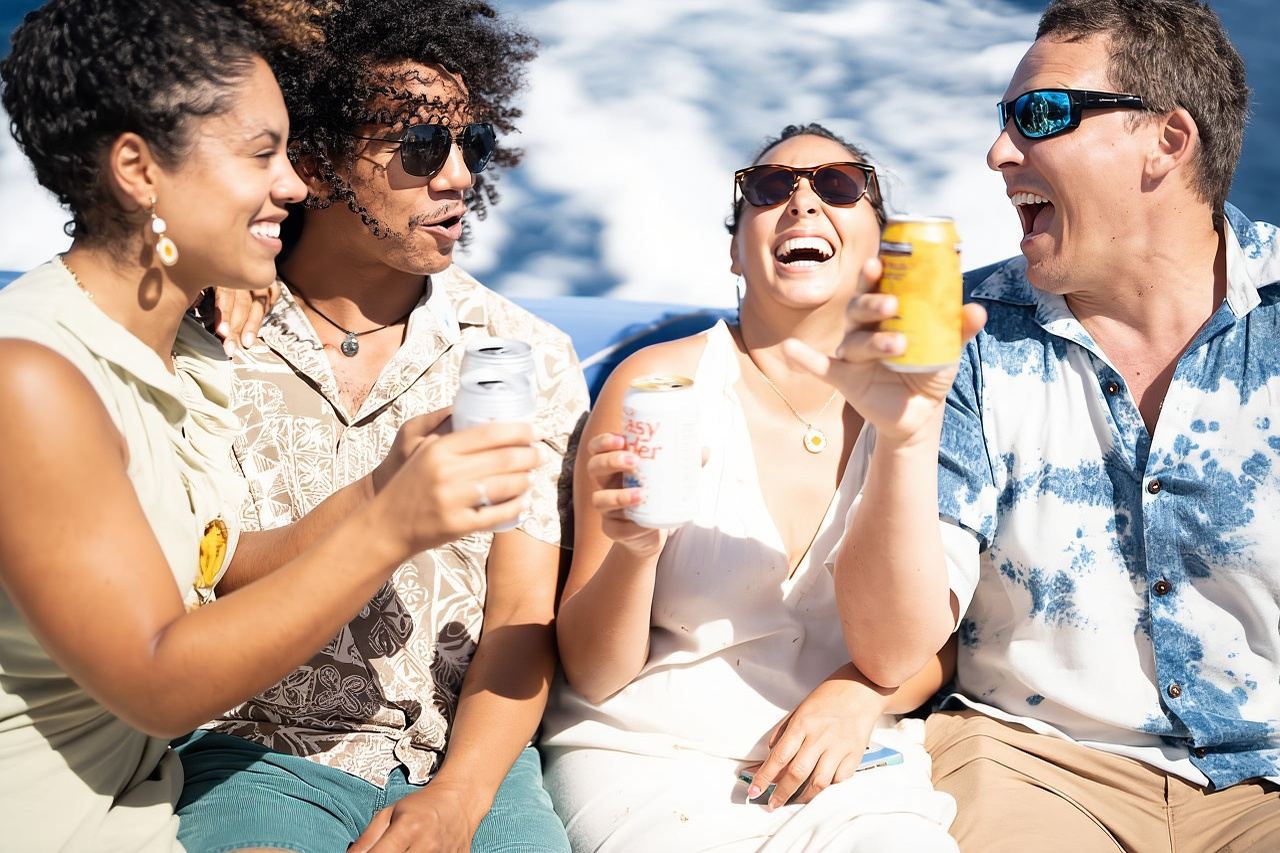 Kauai: Du thuyền ăn tối hoàng hôn ở Napali