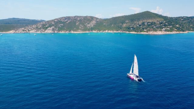 ทัวร์แล่นเรือ Catamaran ชมชายฝั่งโกตดาซูร์ ครึ่งวัน