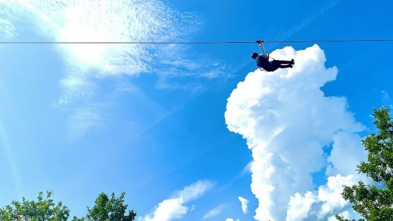 From Tirana: Petrela Zipline Adventure with Transport