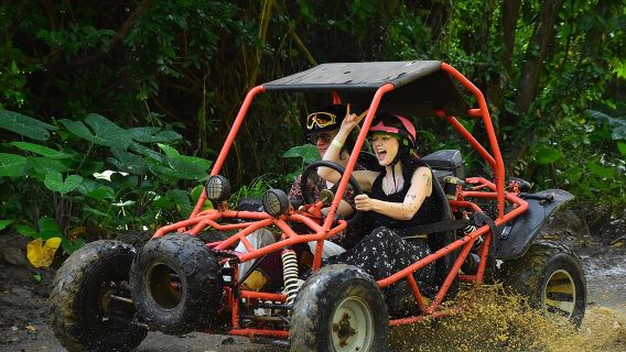 Roatán Shore Excursion: Wildlife+ATV Buggy & Beach(Snack+2 Beers)