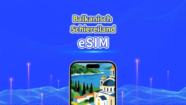 Europa Balkanschiereiland eSIM | Inclusief Albanië / Bosnië-Herzegovina / Montenegro / Servië / Griekenland / Noord-Macedonië, enz. | 1–30 dagen | 24-uurs facturering | QR-code