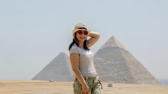 Tour guidato di mezza giornata al Cairo delle Piramidi di Giza e della Sfinge