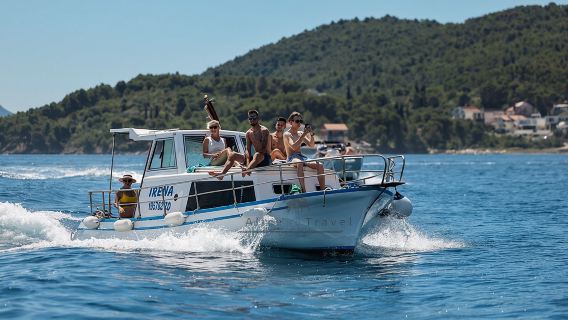 Visit 2 Islands of Zadar on a traditional wooden boat during half-day trip