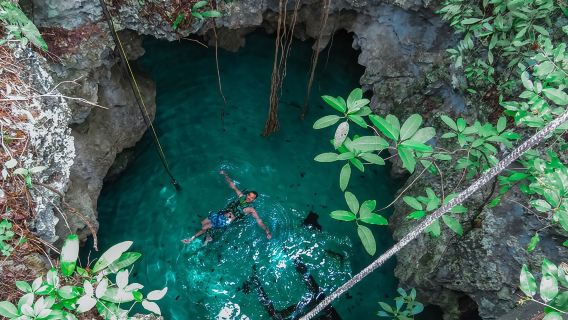 Tour de aventura a cenotes en grupo reducido (3 personas)