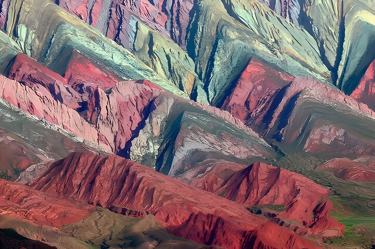 From Jujuy: Serranías del Hornocal and the hill of 14 colors