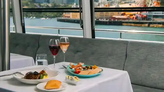 Sydney Darling Harbour 3-Hour Luxury Cruise Dinner Day Tour & Night Tour Journey Beyond Cruises [Gourmet Western Cuisine/Desserts/Drinks + Opera House/Harbour Bridge]