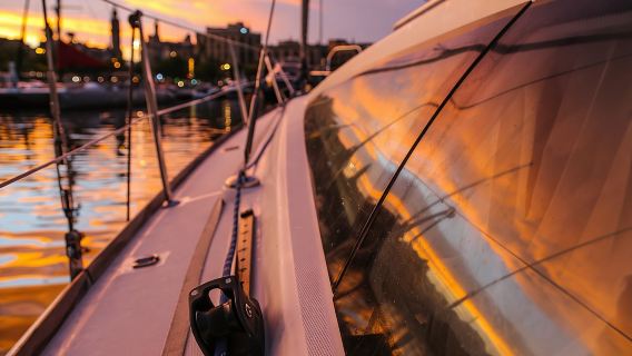 Barcelona Unique Sunset Sailing Experience with Tapas & Open Bar