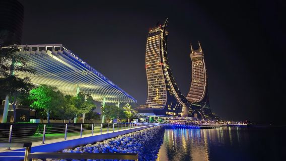Doha All Inclusive Night City Tour with Traditional Dhow Boat