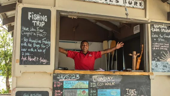 Da Denarau: gita di un giorno all'isola di Mantaray con pranzo