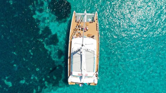 Cannes: crociera di mezza giornata in catamarano