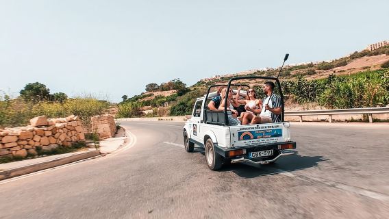 Malta: Gozo-Tagestour im Jeep mit Mittagessen und Bootstransfer