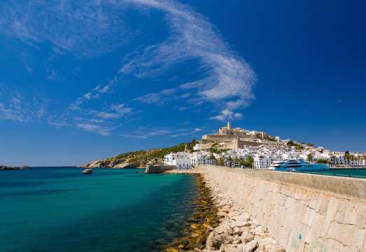 From Eastern Ibiza: Ibiza Town Round-Trip Ferry Transfer