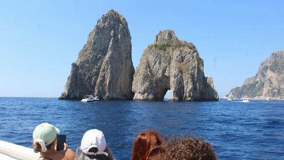 De Naples : bon pour une excursion en hydroptère et en bateau sur l'île de Capri