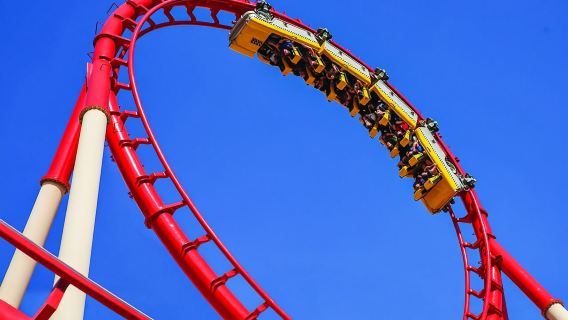 ラスベガス:ニューヨーク・ニューヨーク・ホテル ビッグアップル コースターライド