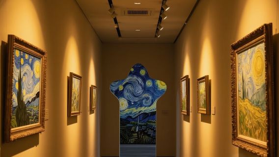 Muzium Seni Bintang Hangzhou • Teknologi Memperkaya Seni, Pengalaman Mendalam Karya Klasik Van Gogh