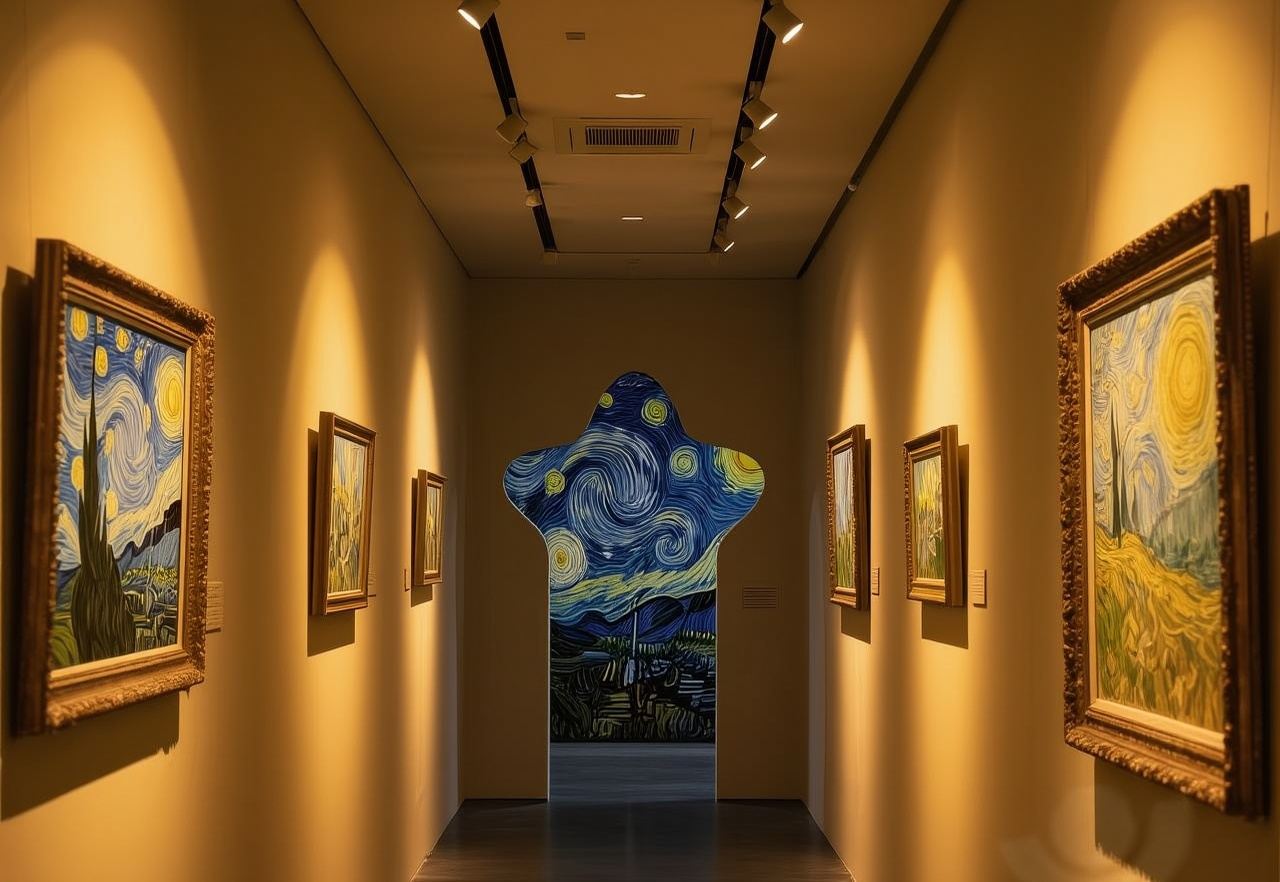 Museo de Arte Estelar de Hangzhou • El poder de la tecnología para sumergirse en las obras clásicas de Van Gogh