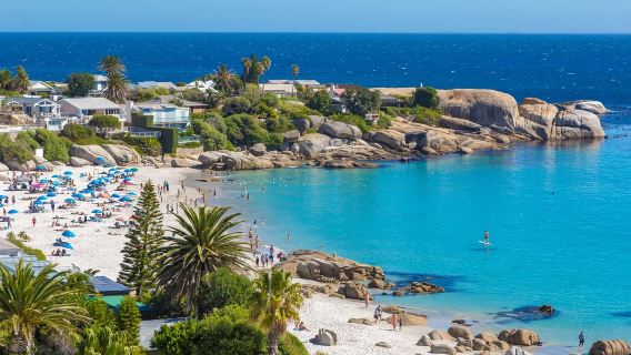 南非開普敦桌山+十二門徒峰+坎普斯海灘+彩色波卡普包車遊