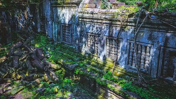 Tour di un giorno a Siem Reap con noleggio con conducente esclusivo per il circuito esterno di Angkor: Banteay Srei + Beng Mealea