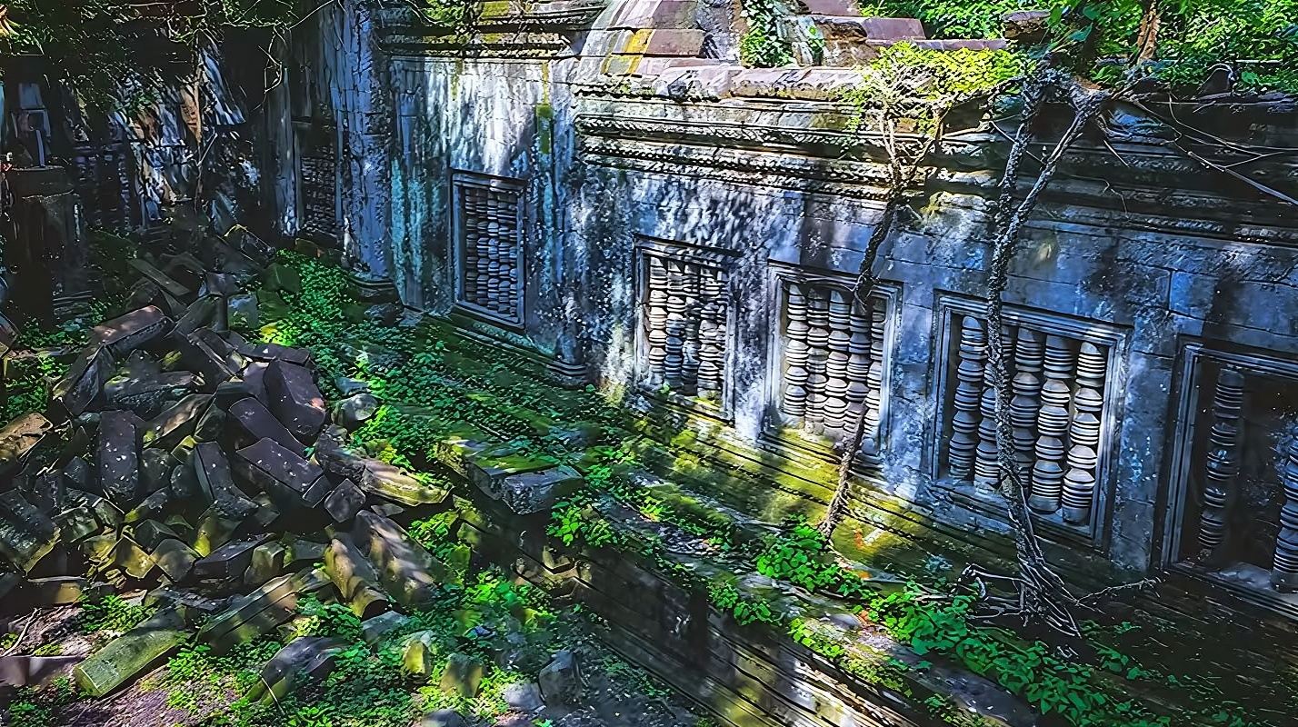 暹粒來回-吳哥窟外圈包車遊：女王宮+崩密列【中文導遊】