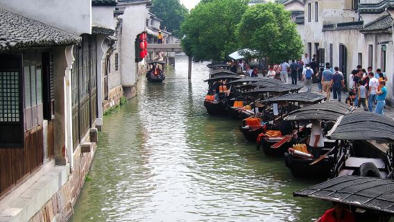 Lawatan Peribadi Shanghai: Zhujiajiao Water Town dan Menaiki Bot