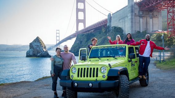San Francisco Private Group Open Top Jeep Tour - 3 Hour