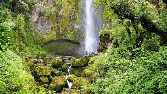 Cascata di Giron e lago Busa