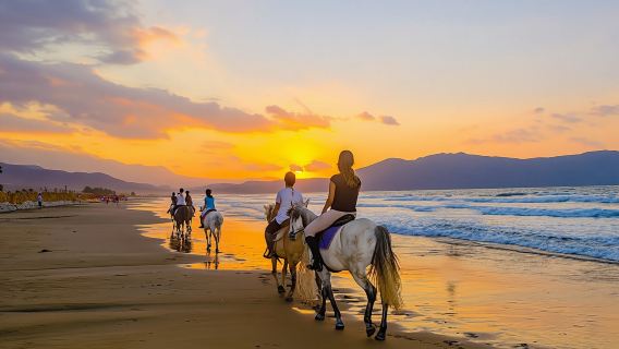 Bali beach horse riding and Tibumana waterfall tour