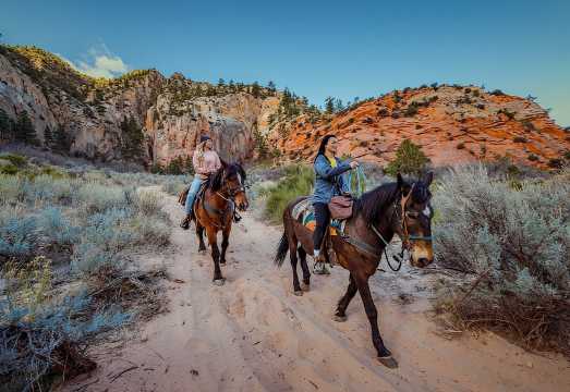 Small-Group East Zion White Mountain Horseback Ride Small-Group East Zion White Mountain Horseback Ride