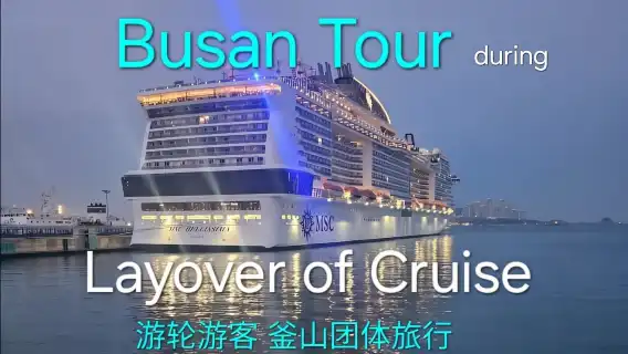 釜山遊輪共享之旅 最多 15 位客人