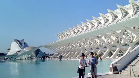 Valence : visite en Segway de la Cité des Arts et des Sciences
