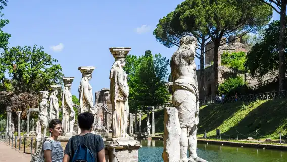 From Rome: Villa Adriana Private Day Trip by train