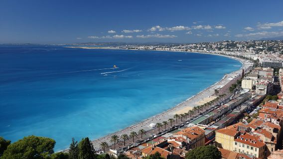 Nice, South of France|Baie des Anges + Castle Hill + Old Town Day Tour [10-hr Private Charter]