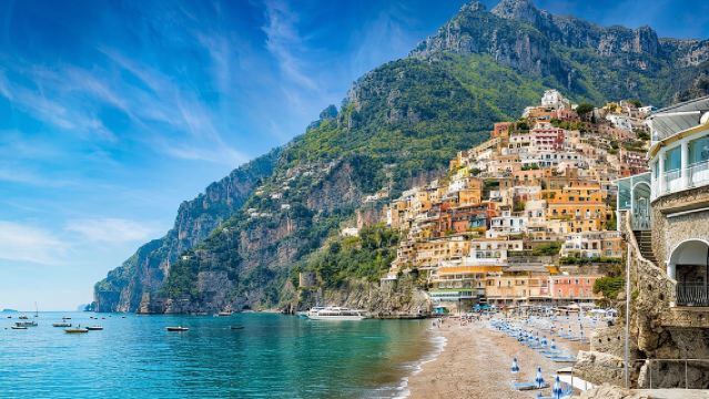 Amalfi Coast & Positano Day Trip from Rome with Coastal Cruise