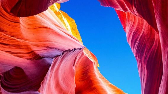 Partenza da Las Vegas: tour di un giorno all'Antelope Canyon (ora d'oro), Horseshoe Bend e Lago Powell