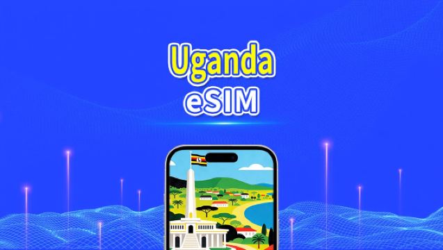 Uganda eSIM | 4G | Tages-/Gesamt-Datenpaket | 1–30 Tage | 24-Stunden-Abrechnung | QR-Code