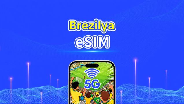 Brezilya eSIM | 5G/4G | Günlük Paket/Veri Paketi | Yüksek Hızlı İnternet | 24 Saat | 1-30 Gün | QR Kodu