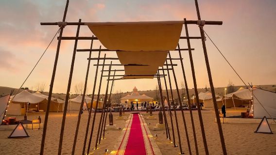 Caravanserai Luxury Desert Safari Camp & Sand Dunes & 5*Buffet & Amazing Show(5*Service)