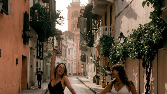 Stadtrundgang durch die Altstadt, die Burg San Felipe und das Kloster Popa in Cartagena