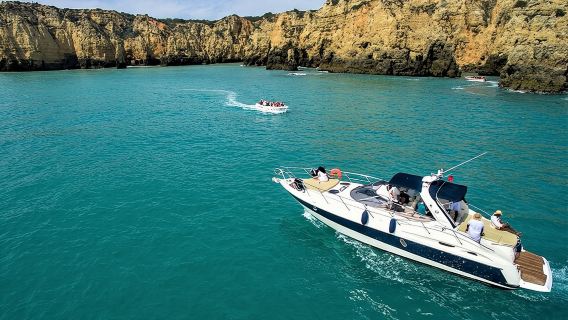 Afternoon yacht charter in lagos with drinks, tapas, paddle boards and kayak
