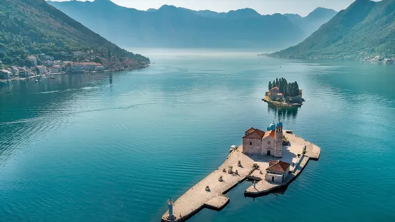 Lady of the Rocks & Perast Kotor Sunset Boat Group Tour (1.5hr)