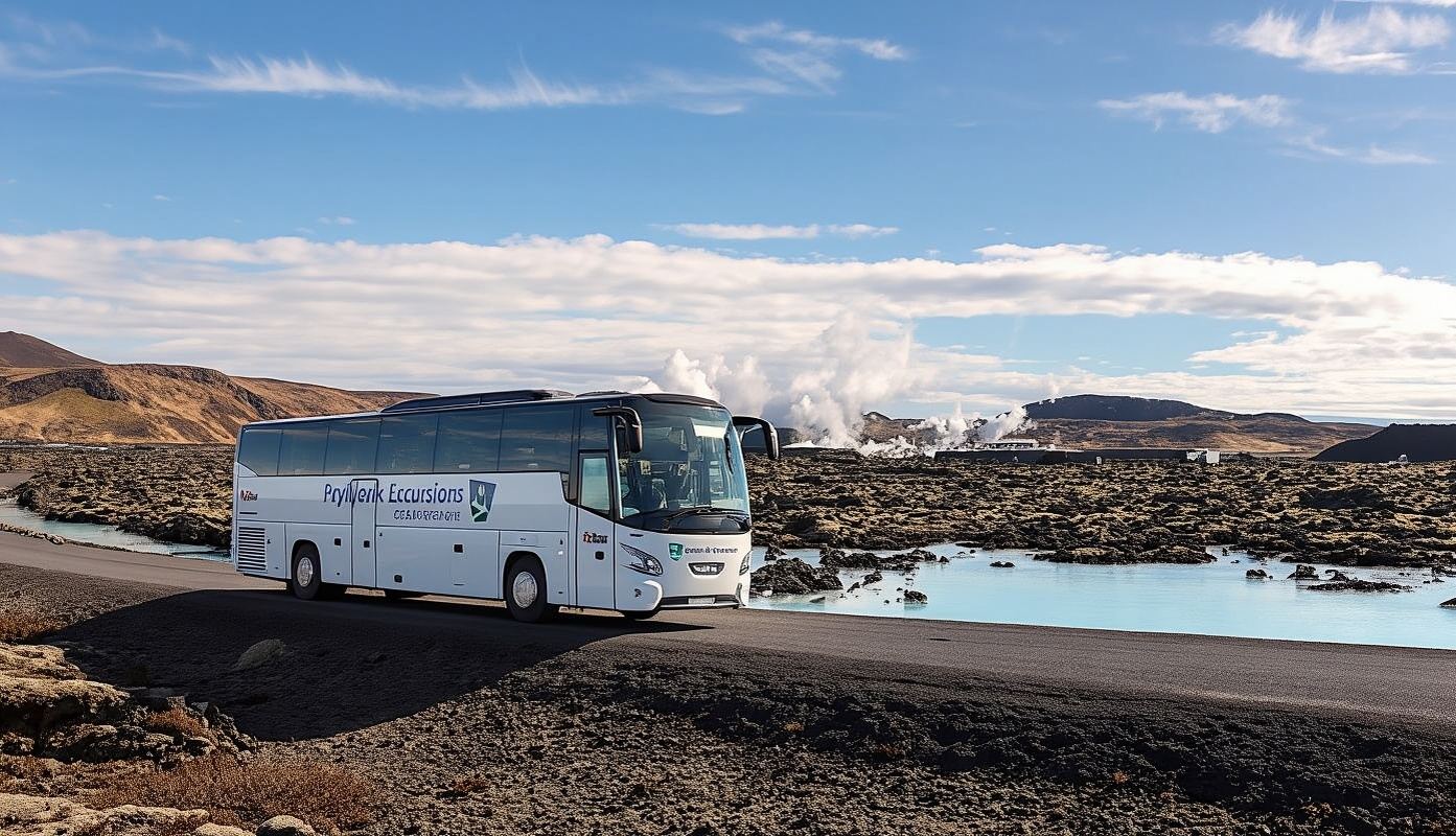 รถบัสรับส่งสนามบิน "เรคยาวิก - สนามบินนานาชาติเคฟลาวิก (KEF)" ไอซ์แลนด์ [เลือกเที่ยว/ขา/รอบเดินทางได้หลากหลาย + คุ้มค่าสุดๆ]