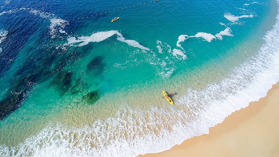 Santa Maria and Chileno bays kayak and snorkeling tour