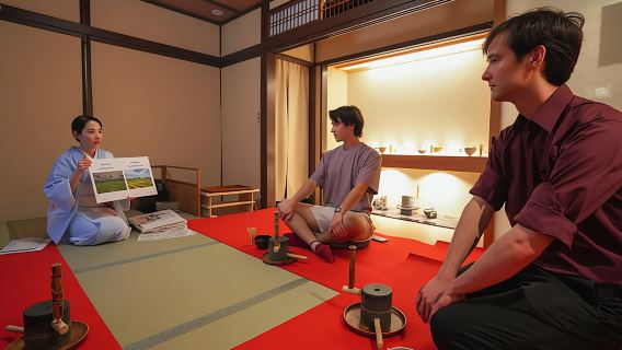Wabi-Sabi Walking Tour with Kyoto Gion Tea Ceremony Experience