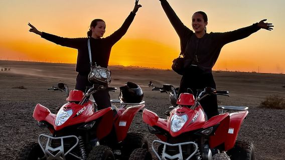 Marrakech: Quad tour in the Palmeraie and desert jbilet