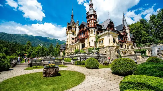 Bran Castle, Peles Castle and Brasov from Bucharest