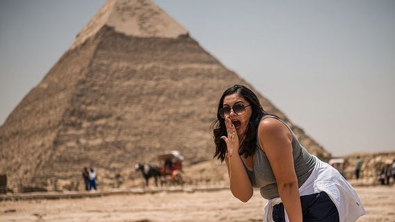 Half Day Tour Giza Pyramids& Great Sphinx with Private Tour Guide