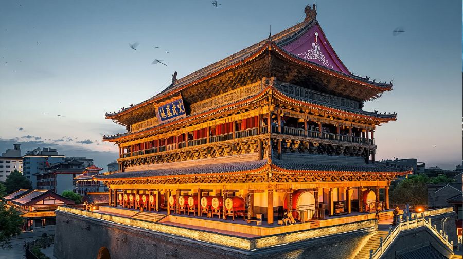 西安碑林博物館+城牆+鐘樓+鼓樓+回民街|一日遊、上門接送