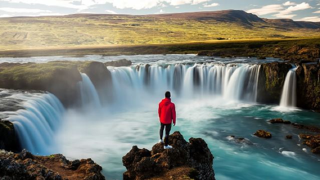 Puerto de Akureyri: Visita guiada a la cascada Godafoss con recogida